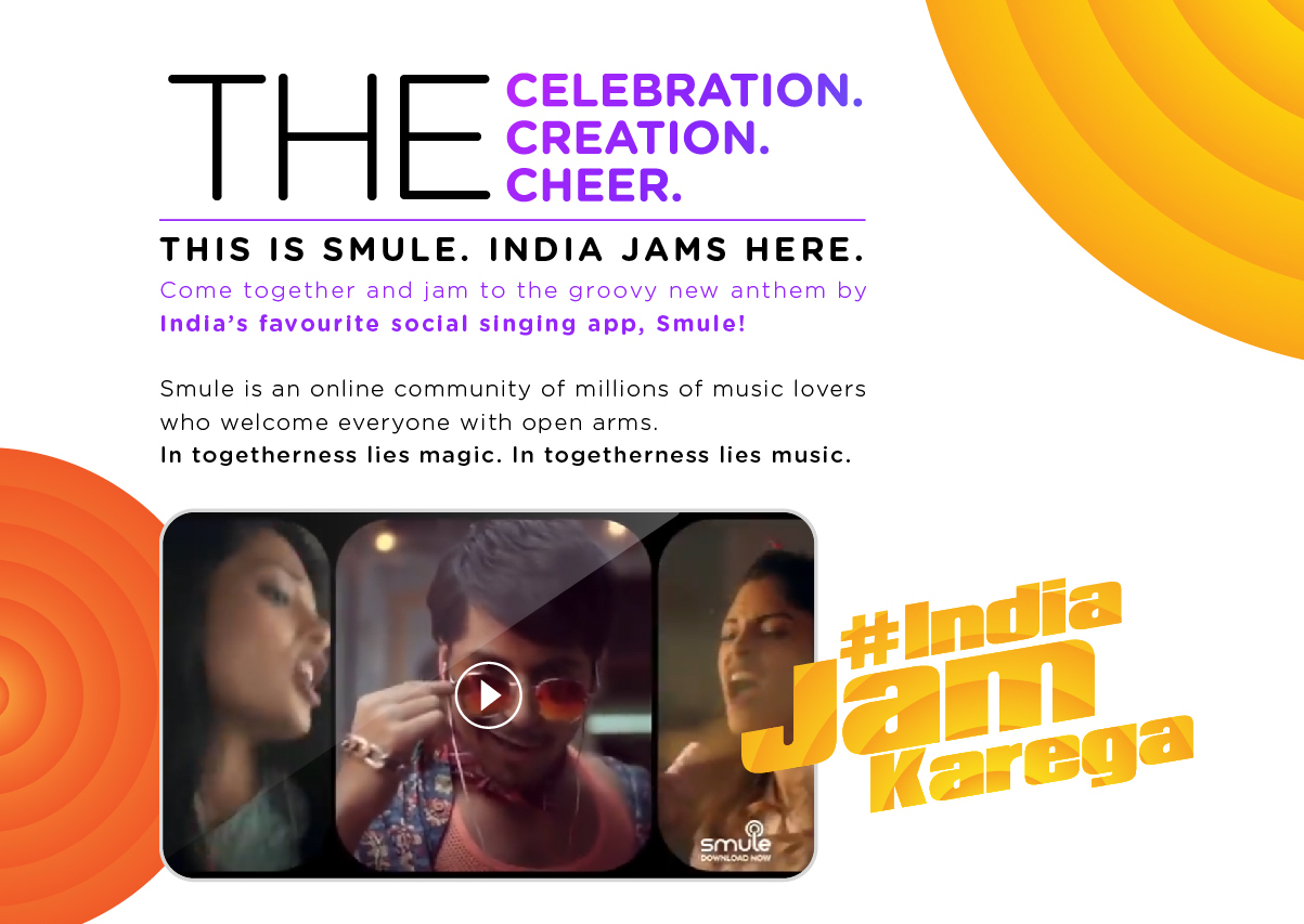 Smule’s ‘India Jam Karega’ Calls For Unity Over Shared Passion For Music.